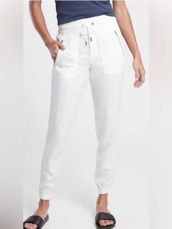 Athleta Pants - Athleta CABO Linen Jogger Bottoms Pants